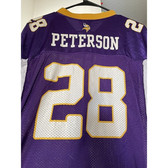Minnesota Vikings Adrian Peterson Size Youth XL 18-20 Reebok Jersey - Picture 5 of 7